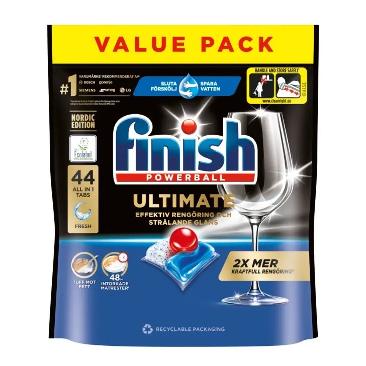 Finish Ultimate maskinopvsketabs 44 stk - Opvaskemiddel - 5714970008021 - 0