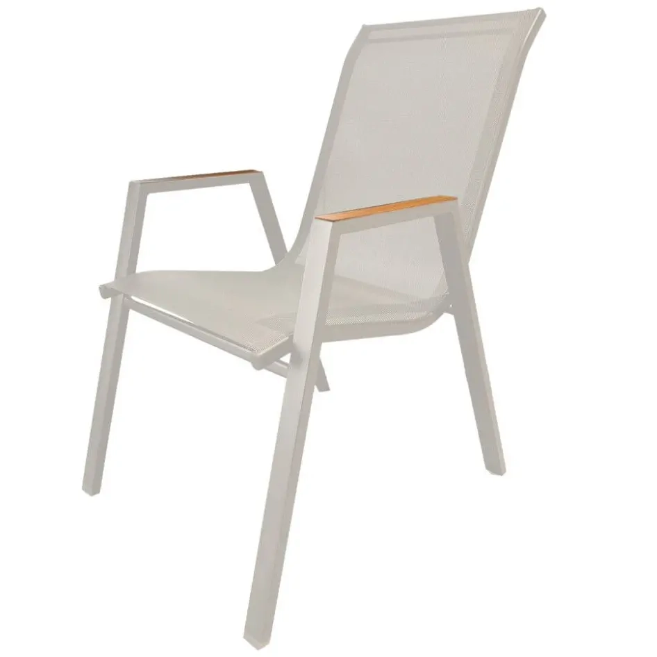 Trädgårdsstol Sandy Grey Teak 90cm - Trädgårdsmöbler - 5714988081221 - 0