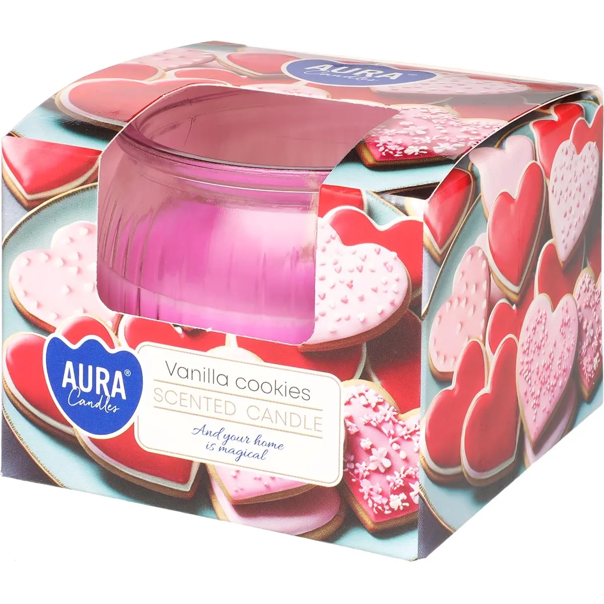 Duftlys i glas Vanilla Cookies 18t -  - 5906927057415 - 0