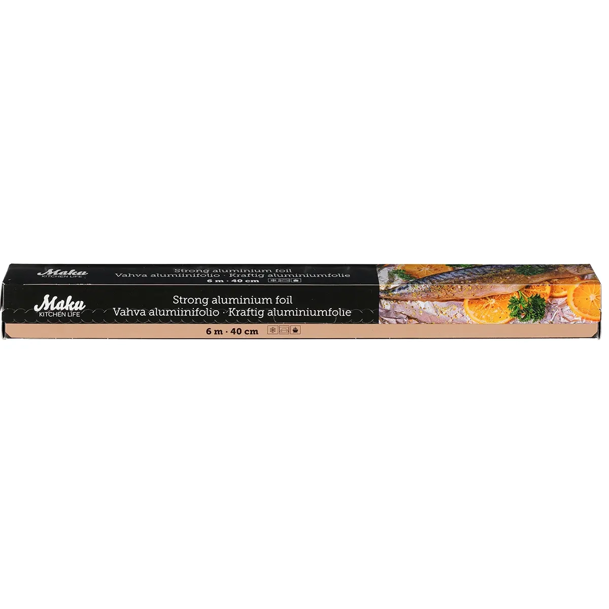 Alufolie Stærk 6 m Smag - Bagepapir og folier - 6410416265537 - 0