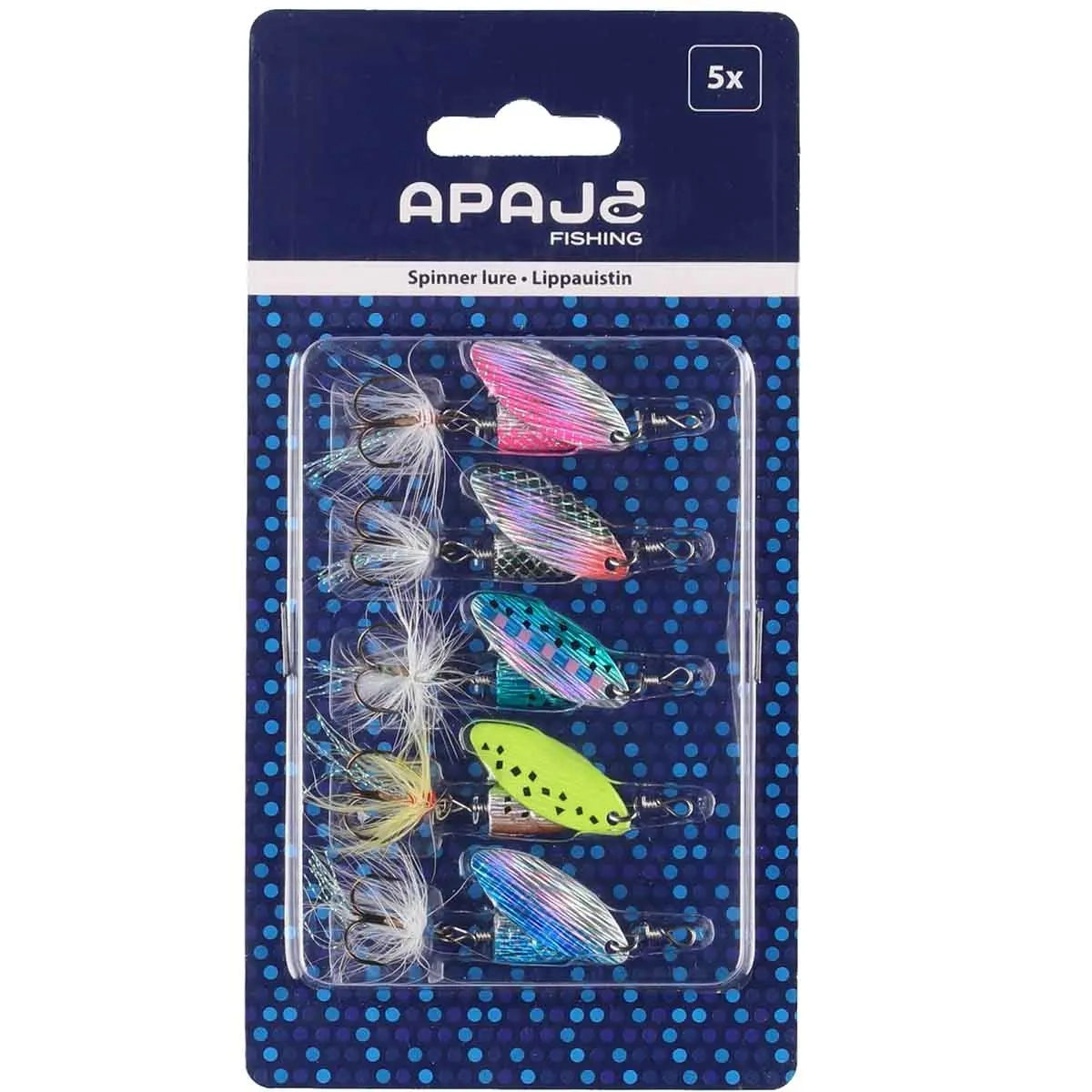 Flagagn 5 stk 6 cm 7 g - Spinner - 6410416528458 - 0