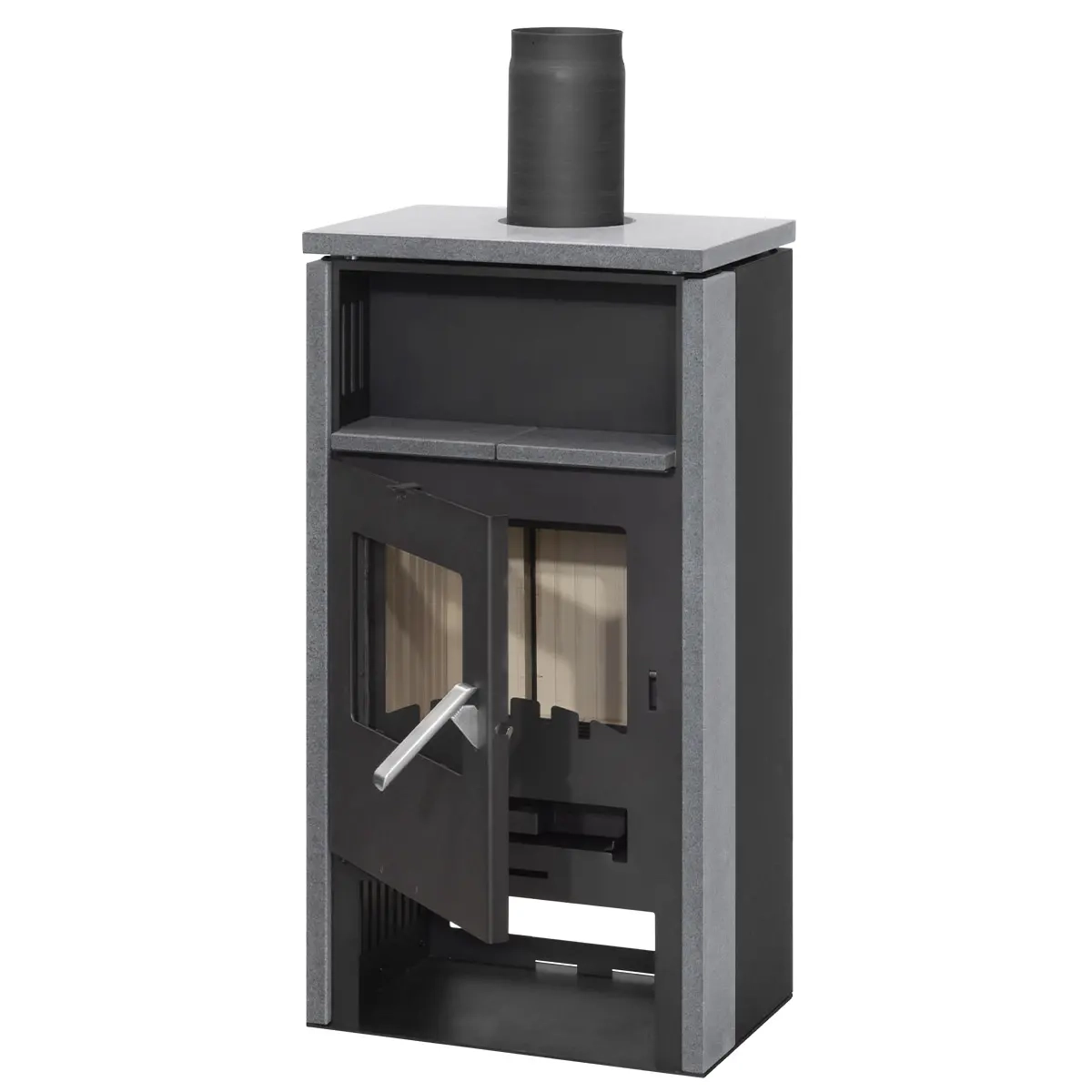 Pejsestøbejern 7,2KW granit New - Pejse og brændeovne - 6410416564845 - 5