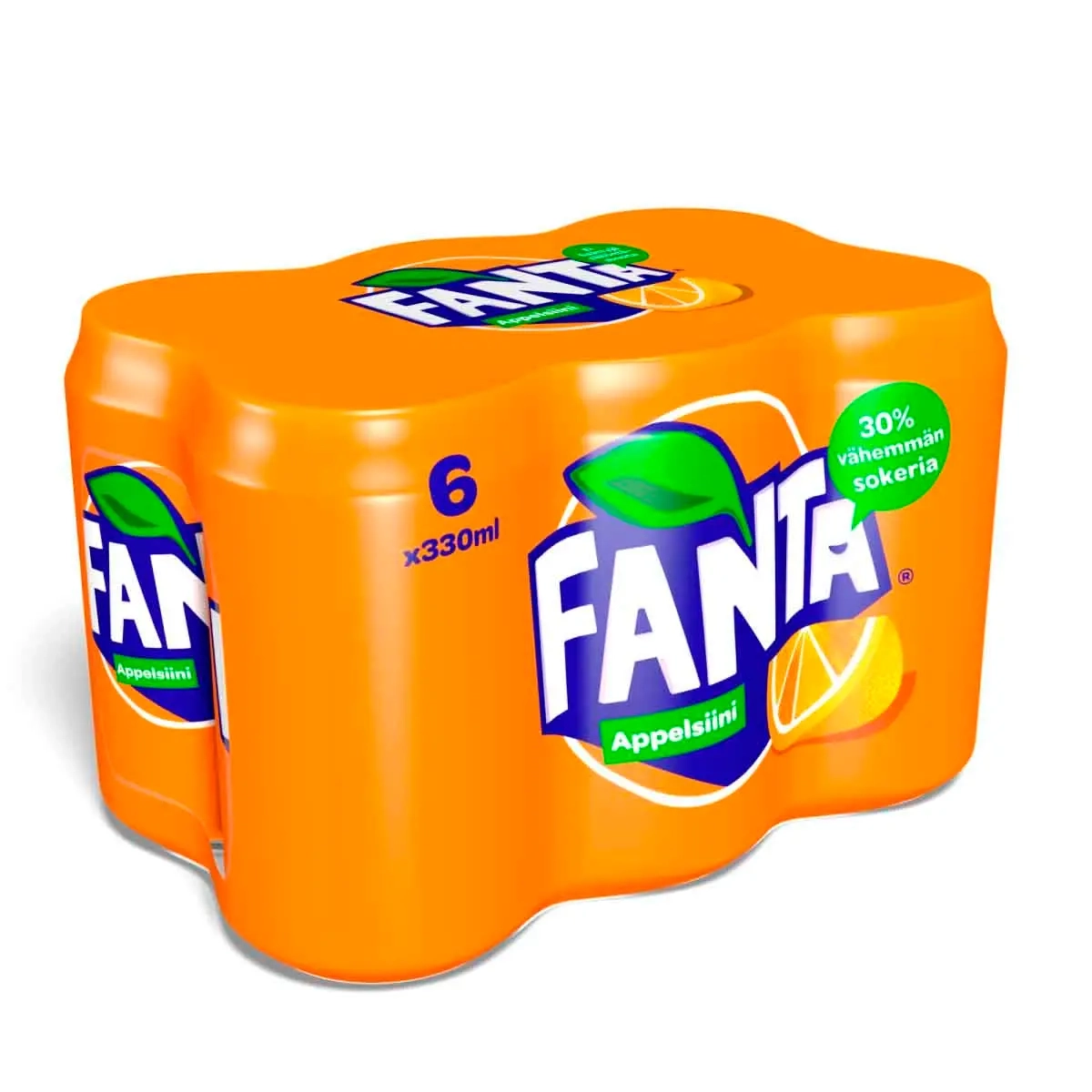 Fanta Orange 6 x 33cl burk - Läsk - 6415600549578 - 0