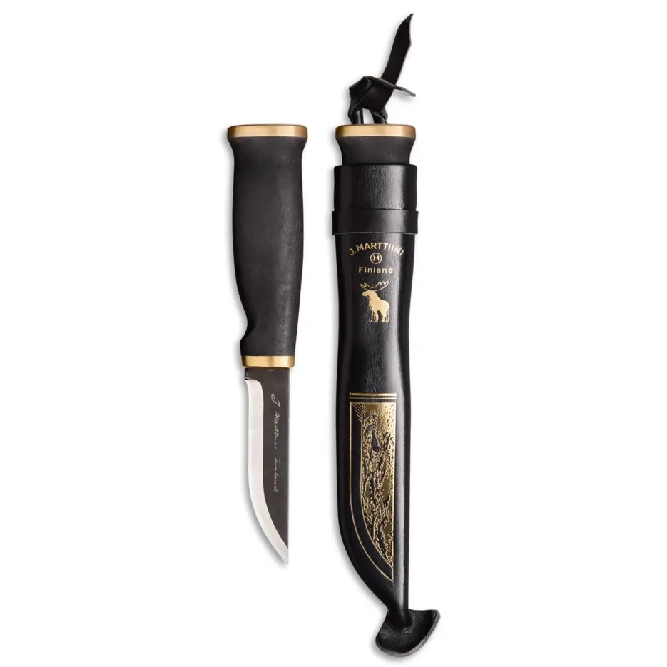 Puukko Hirvi Black lahjalaatikko - Friluftsknivar och campingyxor - 6416885328339 - 0