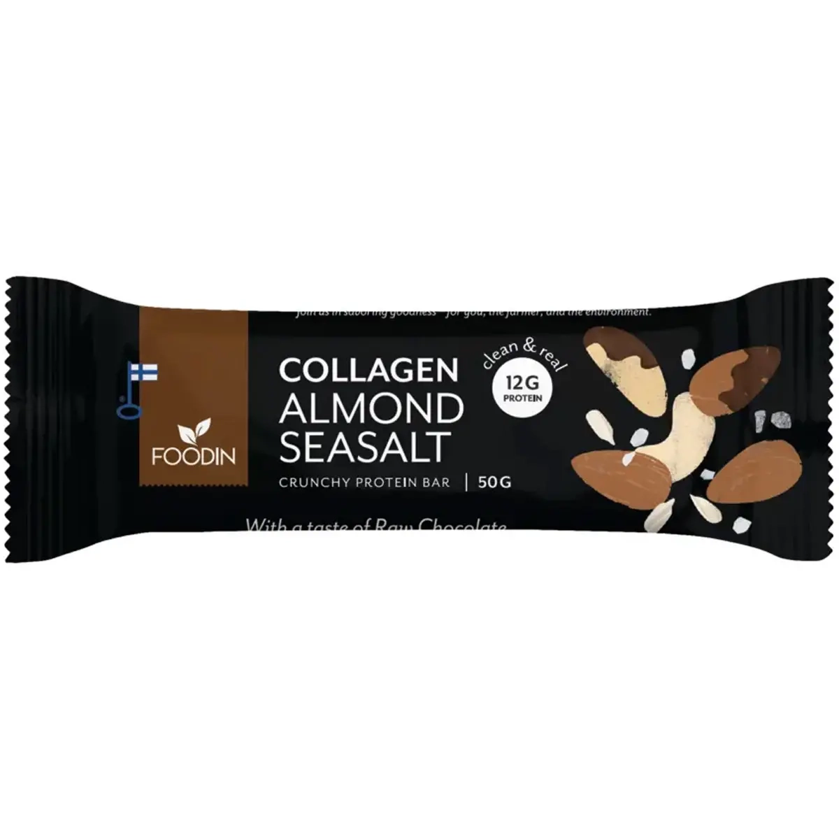 Mandel-havssalt proteinbar 50g - Proteinbars - 6430048233124 - 0