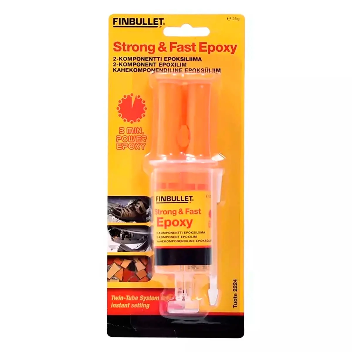 Superepoxylim 25 g - Epoxy, plastiklim og universallim - 6438152022245 - 0