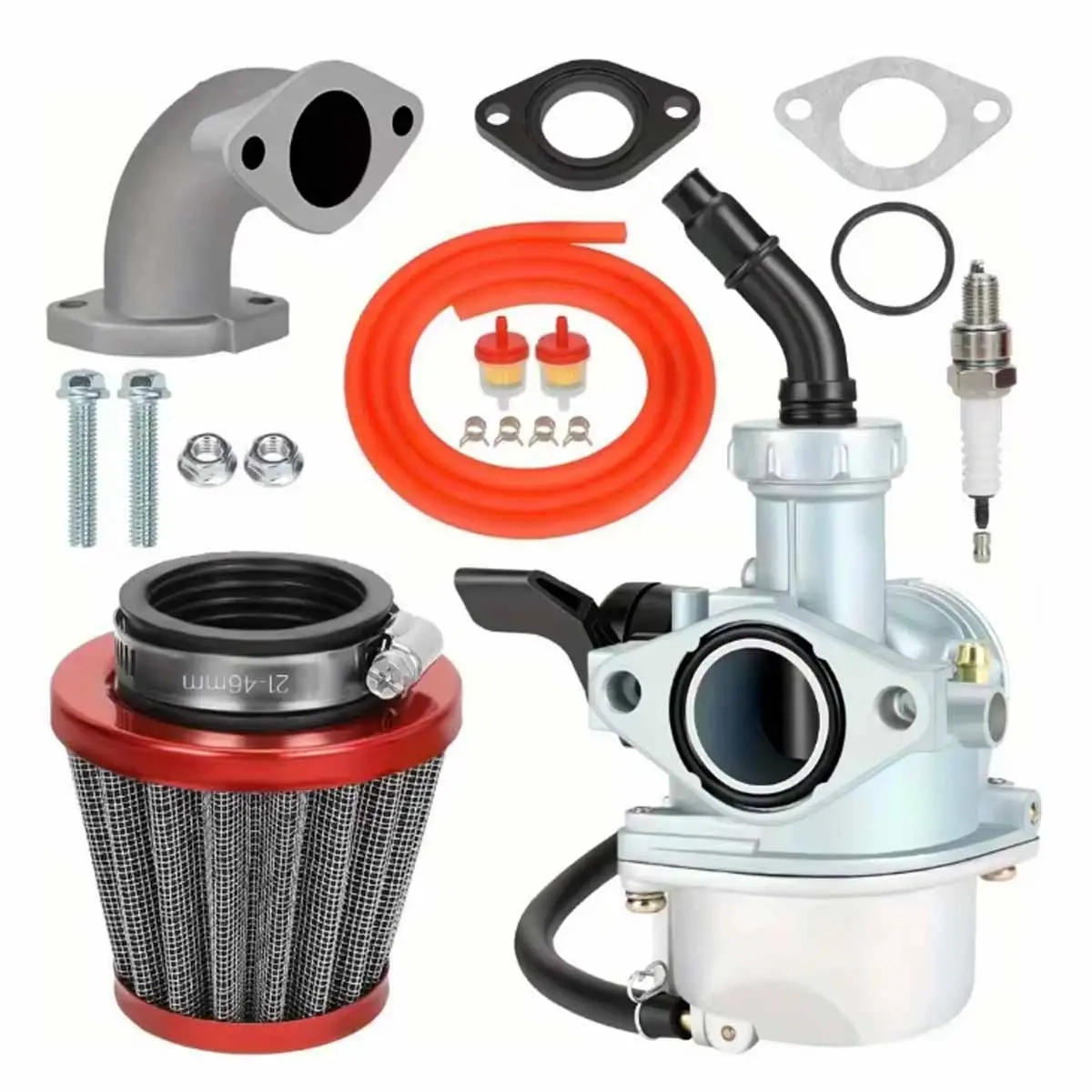 Förgasarset PZ19 ATV Cross 50-125cc - Förgasare och bränsle till ATV - 6438471341508 - 0