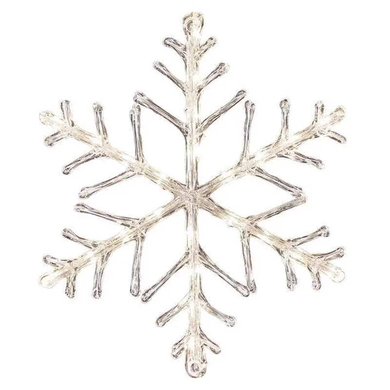 Snowflake 24led 40cm varmvit - Dekorationsbelysning - 7318304401038 - 0
