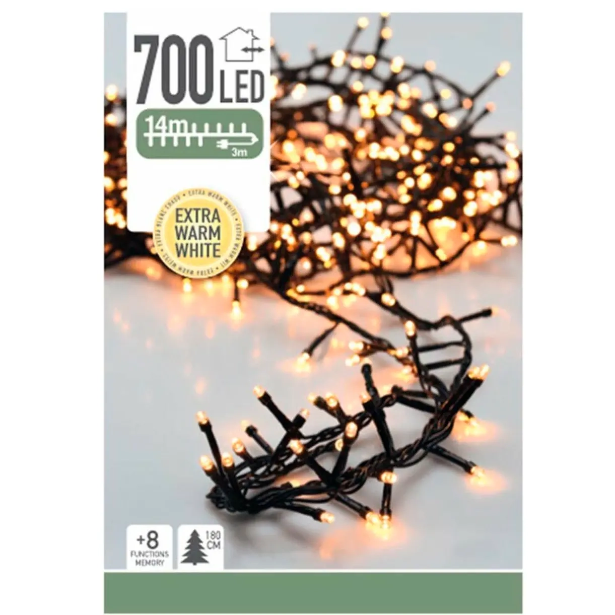 Ljusslinga 700 LED varmvit - Ljusslingor och ljuslister - 8720573811415 - 0