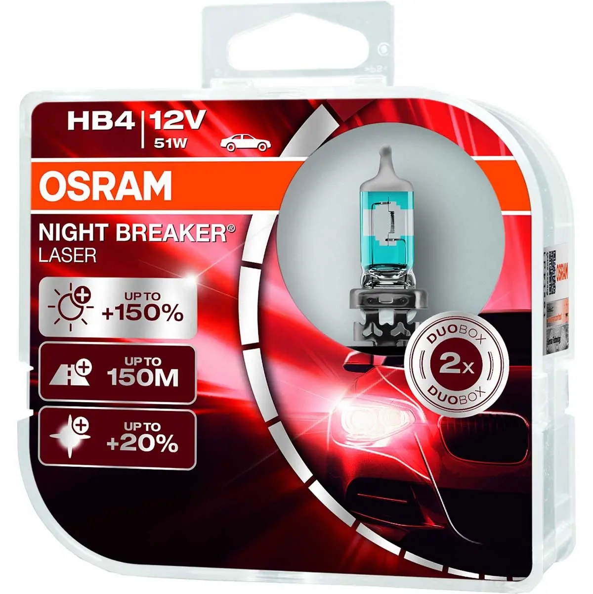 Osram Night Breaker Laser lampa HB4 1 - Halogenlampor - 4052899992153 - 0