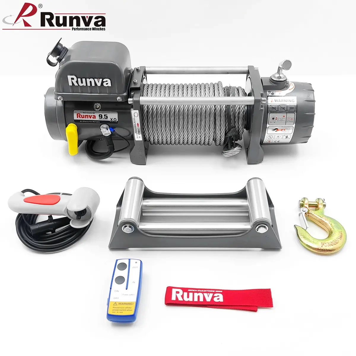 Vinsch Runva EWX9500Q med 4309 kg lina. - Bil vinschar - 48776565545 - 1