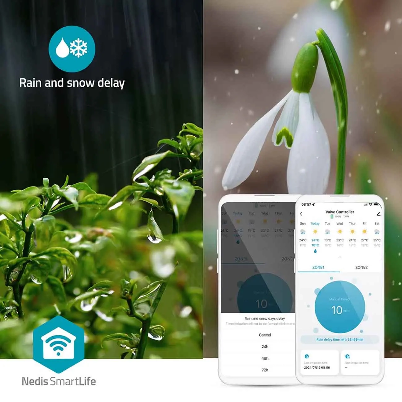 Vandingsur Smart Bluetooth Smart Life - Vandudkastere, vandingstimere og fordel - 5412810451678 - 6