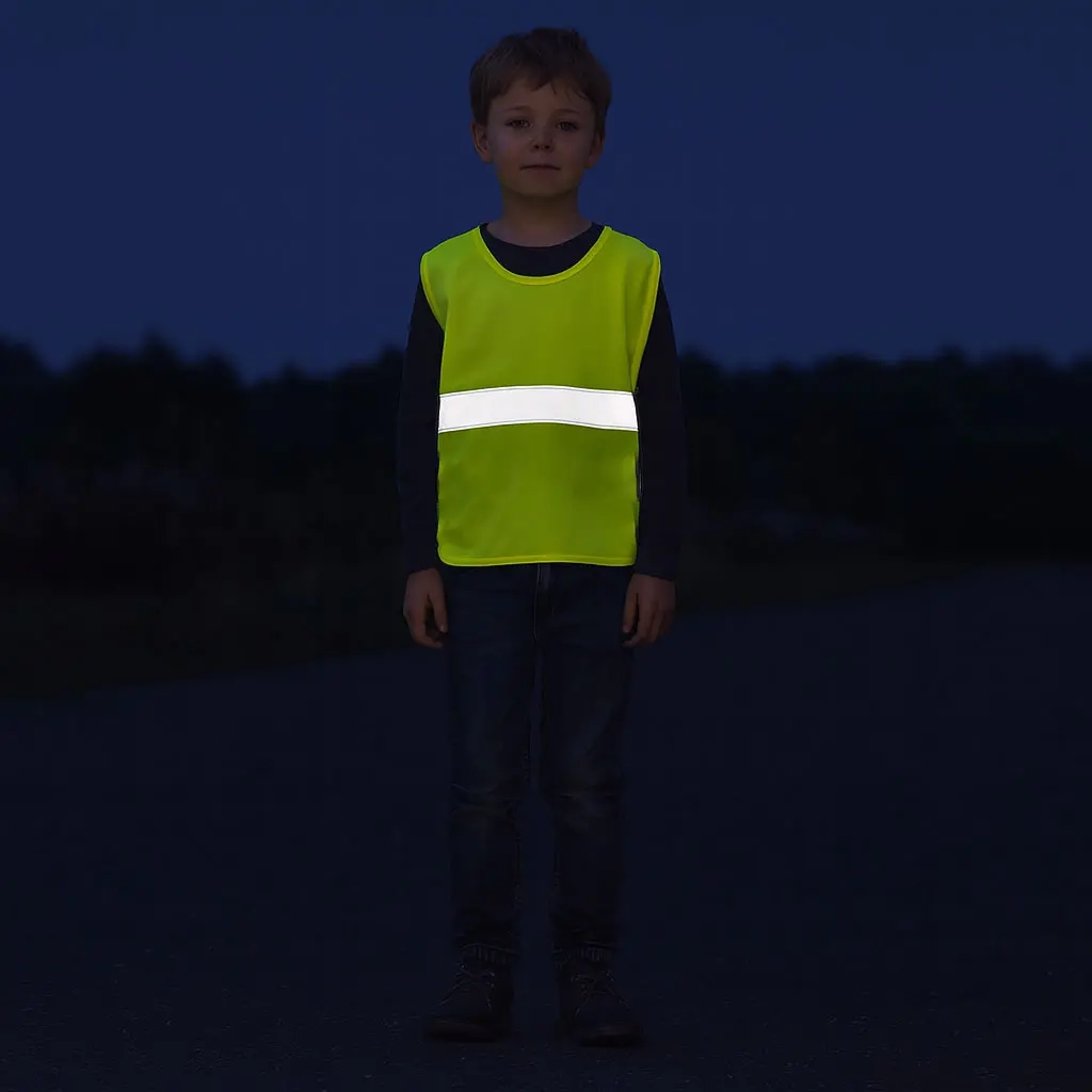 Refleksvest til børn 5-10 år - Reflekser og refleksveste - 5709386164560 - 1