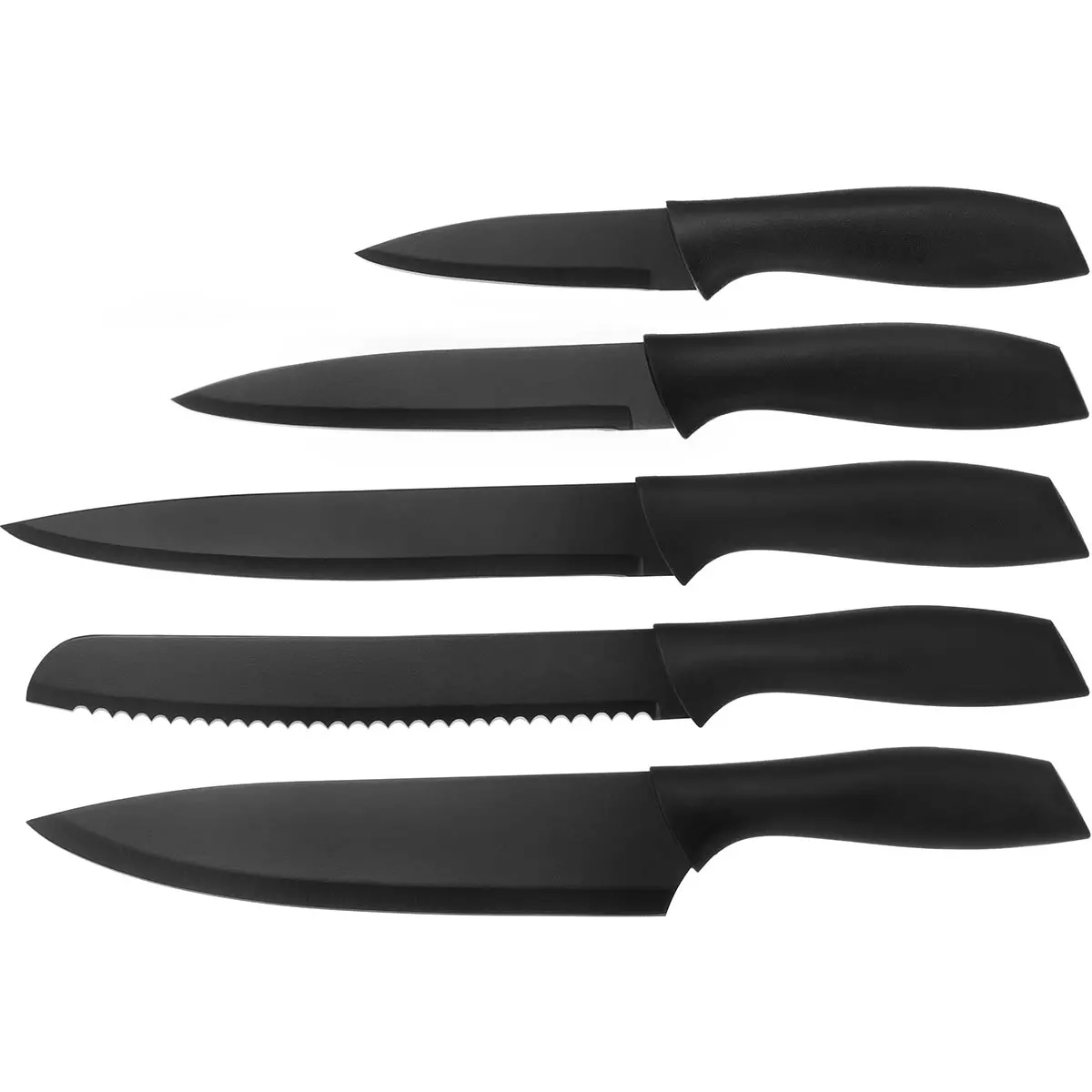 Knivset stål 5 st Maku - Köksknivar, saxar och skärare - 6410412703101 - 0