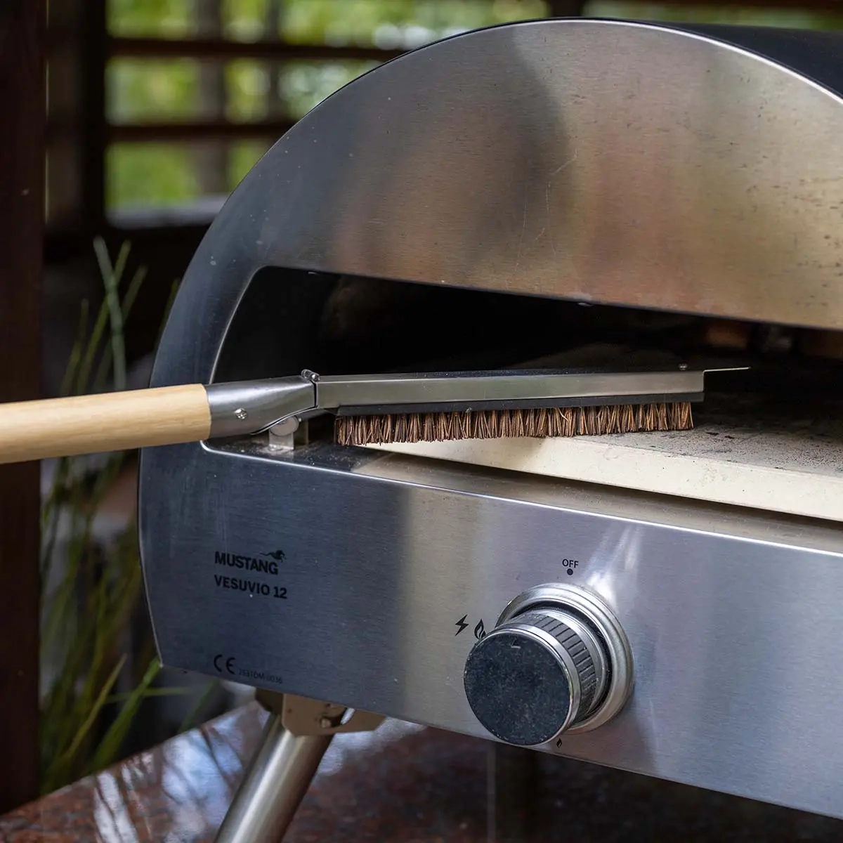 Pizzaugnsborste 57cm - Grillrengöring - 6410416121161 - 0