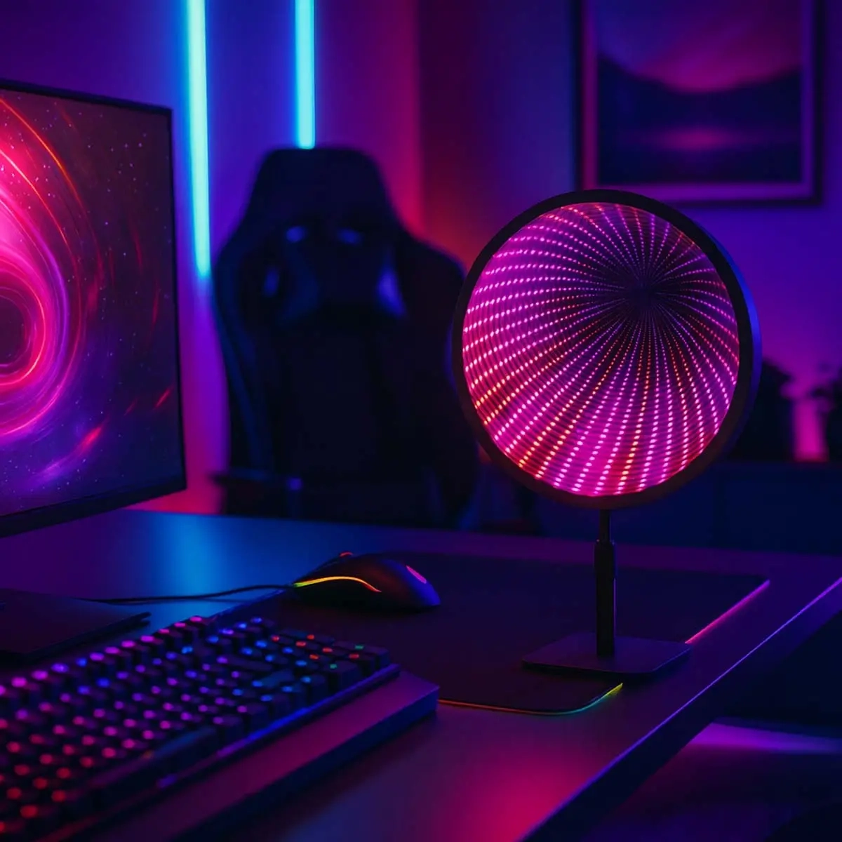 LED-spejl Infinity Emax Gaming RGB - LED strip og LED strip - 6418536034828 - 0