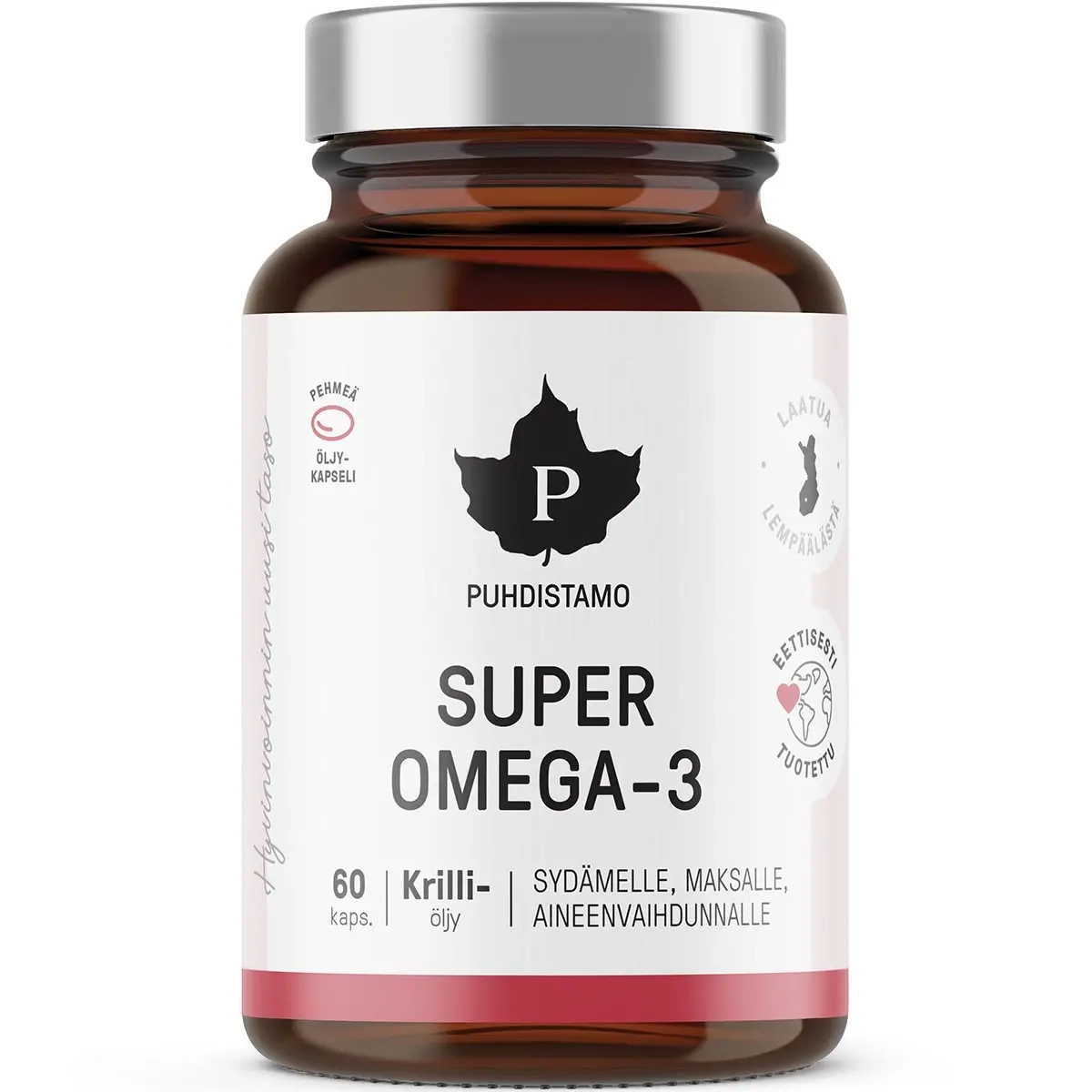 Pureness Super Omega-3 60 kapslar - Vitaminer och pulver - 6430039222243 - 0