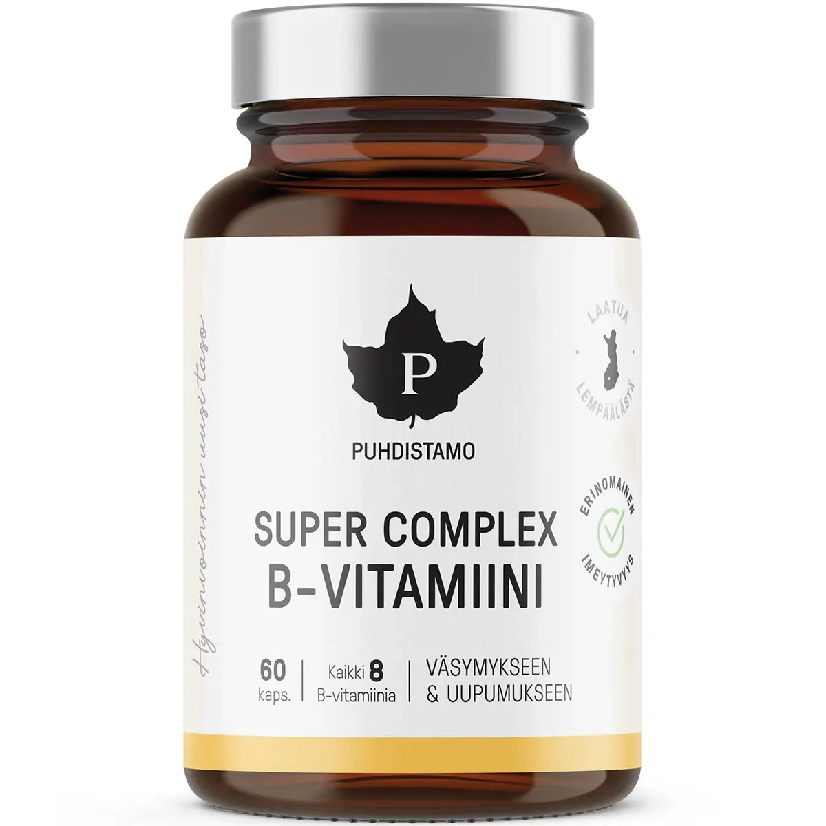 Super Complex B-vitamin 60 Puhdistamo - Vitaminer og pulvere - 6430039222533 - 0