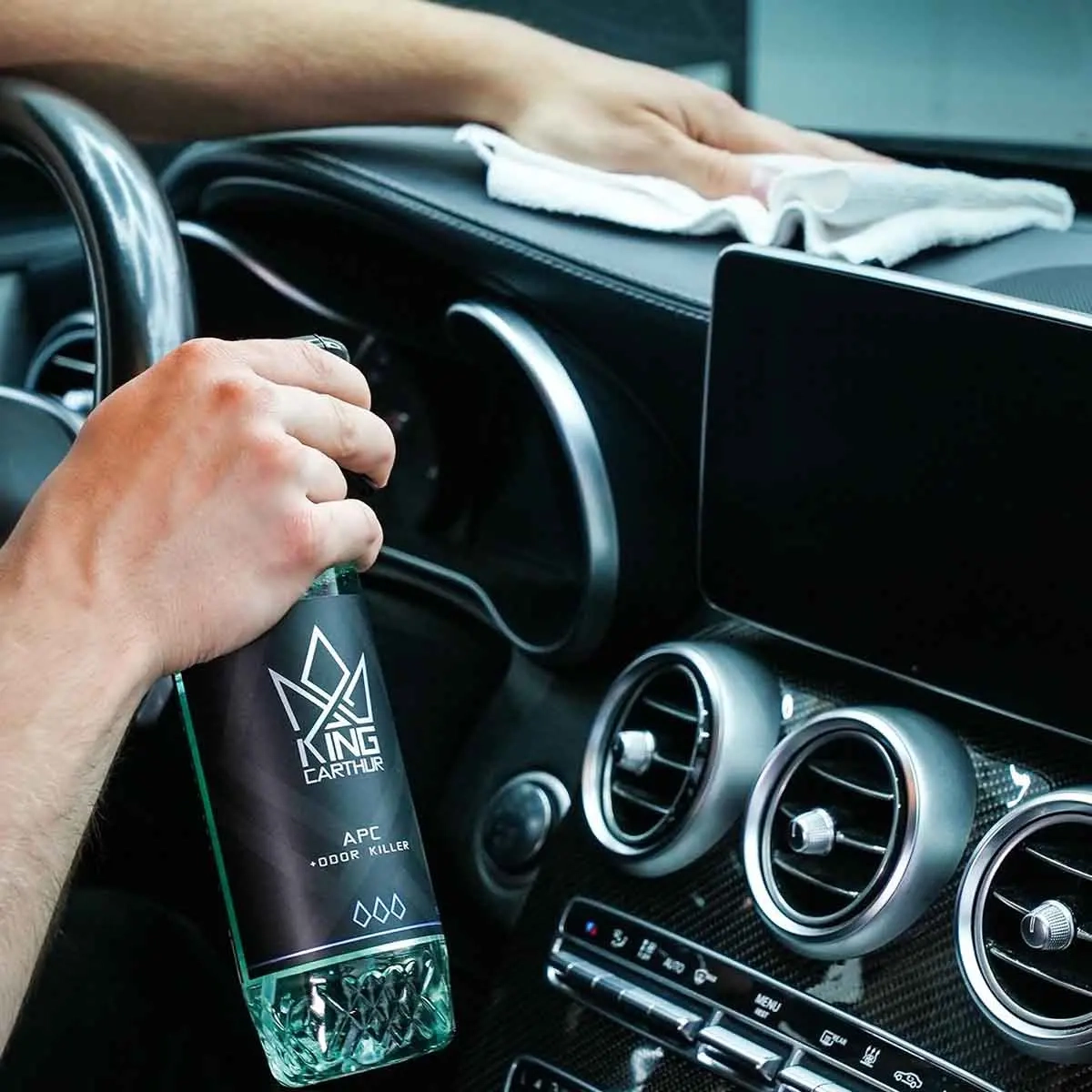 Interiörrengöring King Carthur APC + Odor Killer New Car 500 ml - Bil interiör tvättmedel - 6430042686957 - 1