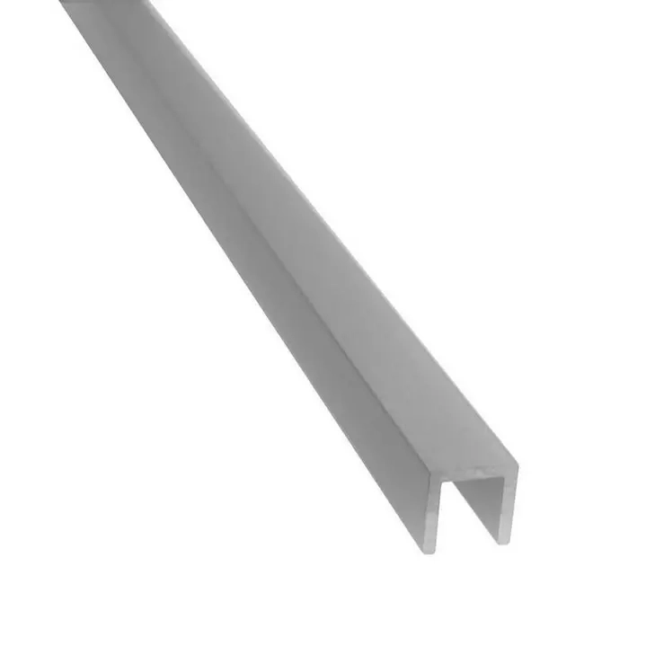 U-liste aluminium 18x18mm 2m Warma - Sømlister og fodlister - 6430070623658 - 0
