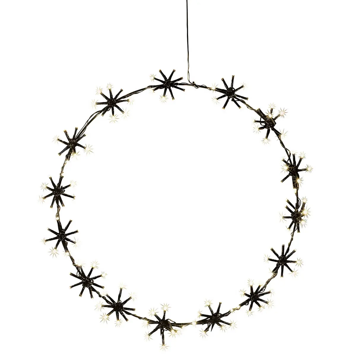 Ljuskrona Hailo 120 LED 56 cm svart - Dekorationsbelysning - 6435200313737 - 1