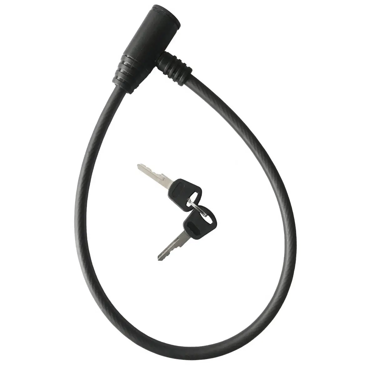 Cykellås med wire Cavo 65 cm sort - Cykellåse og klokker - 6438131048730 - 0
