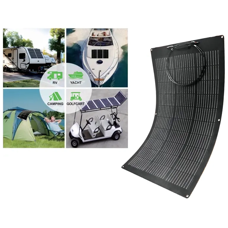 Solcellepanel Flex 200W 146x80cm - Solpaneler - 6438255312007 - 1