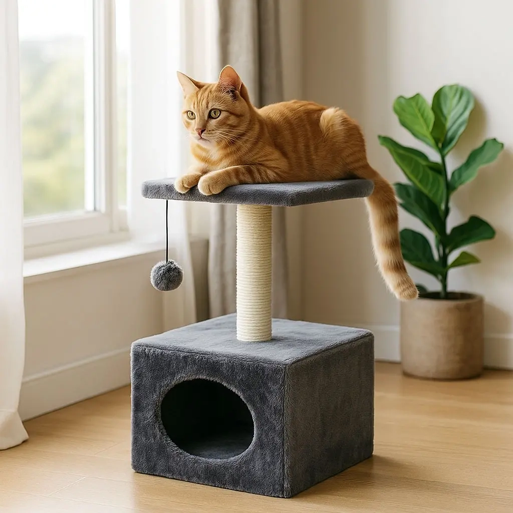 Kattskrapträd 53 cm - Kattleksaker och aktivering - 8711295169526 - 2