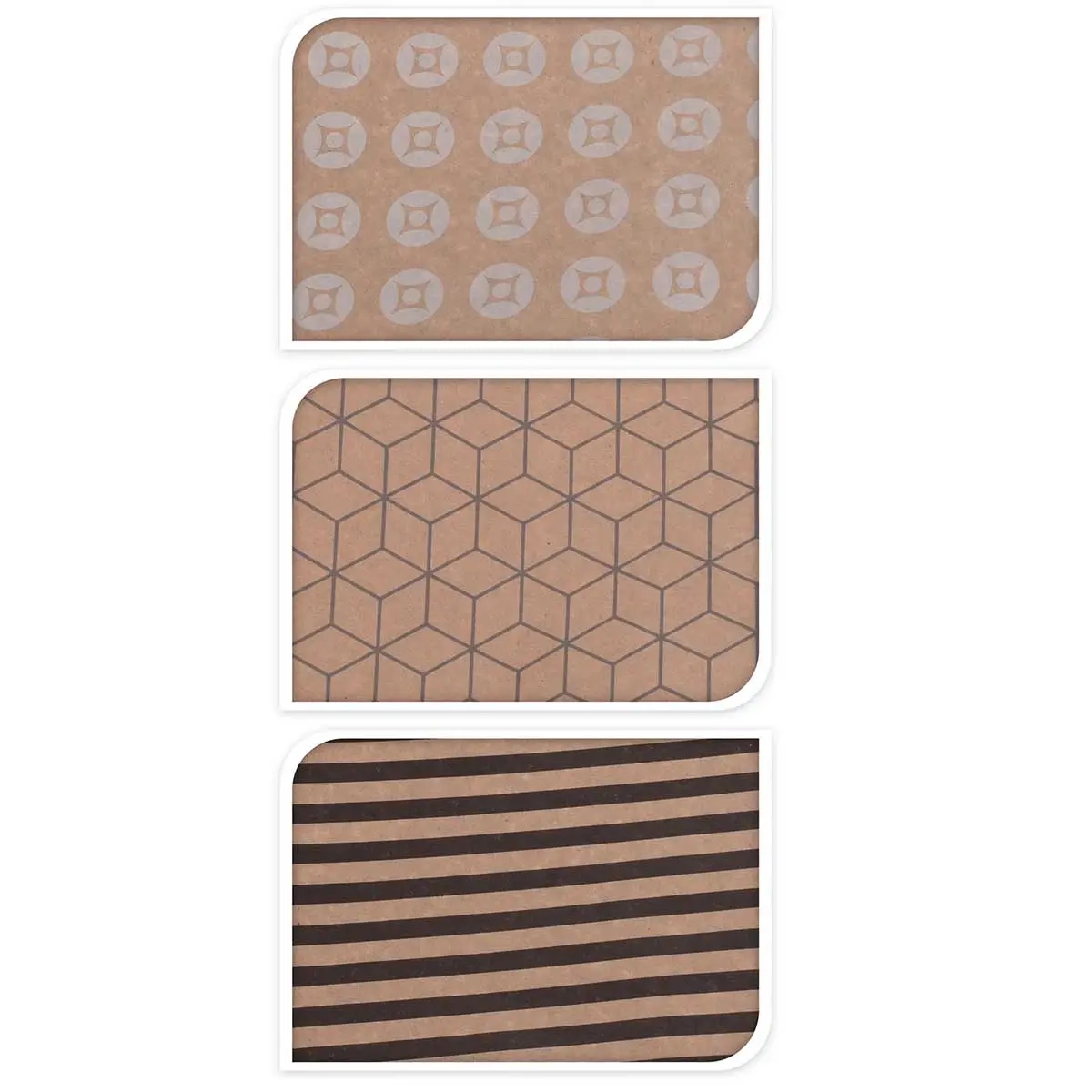 Lahjapapir Geo 70x200cm assorteret - Gavepapir og gaveposer - 8719987319372 - 1
