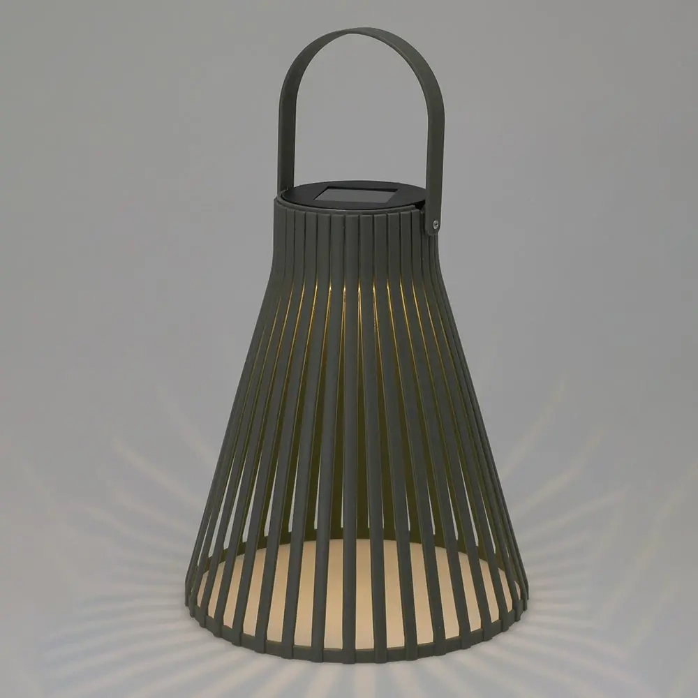 Solcellelanterne Stripes 14 cm assorteret - Solcellebelysning - 8721037333450 - 1