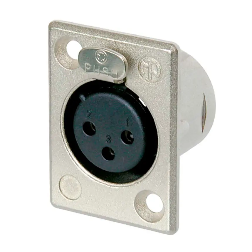 XLR Enhedsstik 3-polet hun 16A - Bil elektriske stik - NC3FP-1 - 0
