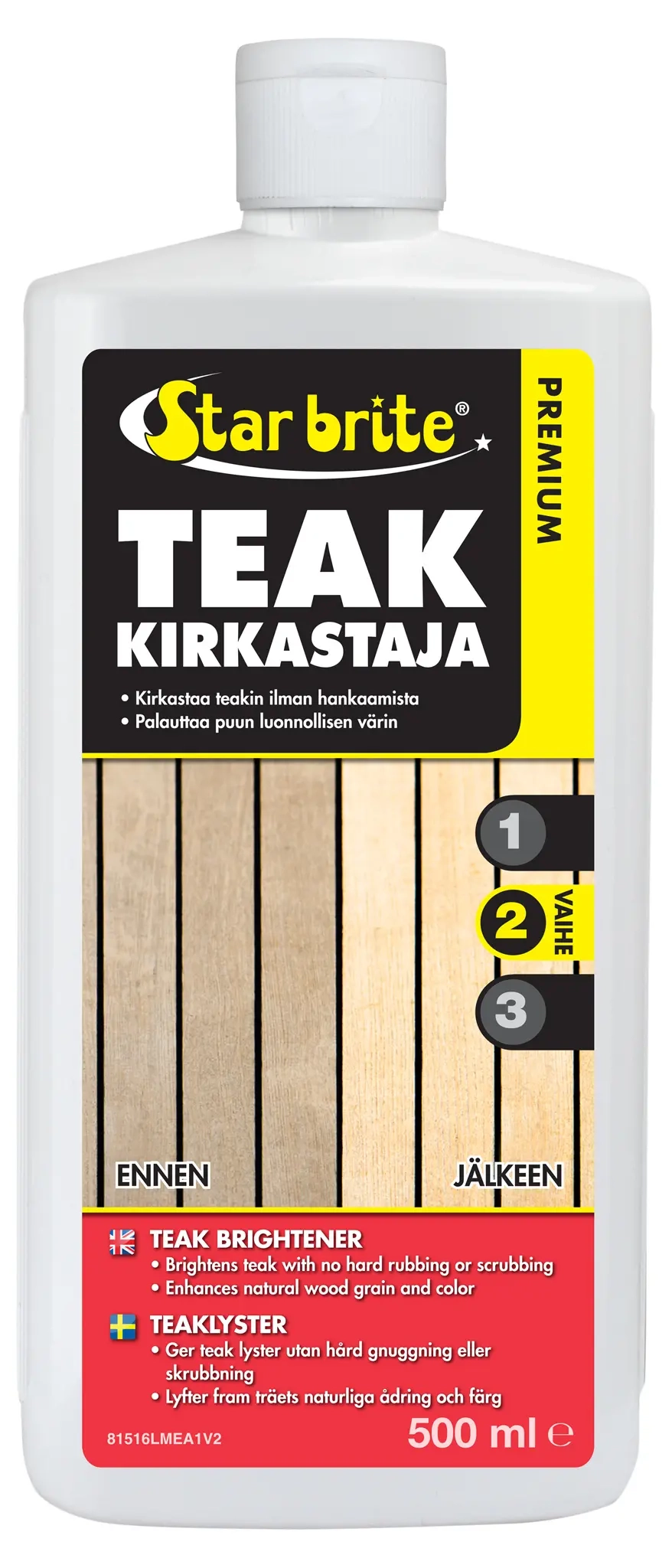 Star brite Teak rens 500ml - Bådvaskemiddel og tilbehør - 071247815207 - 0