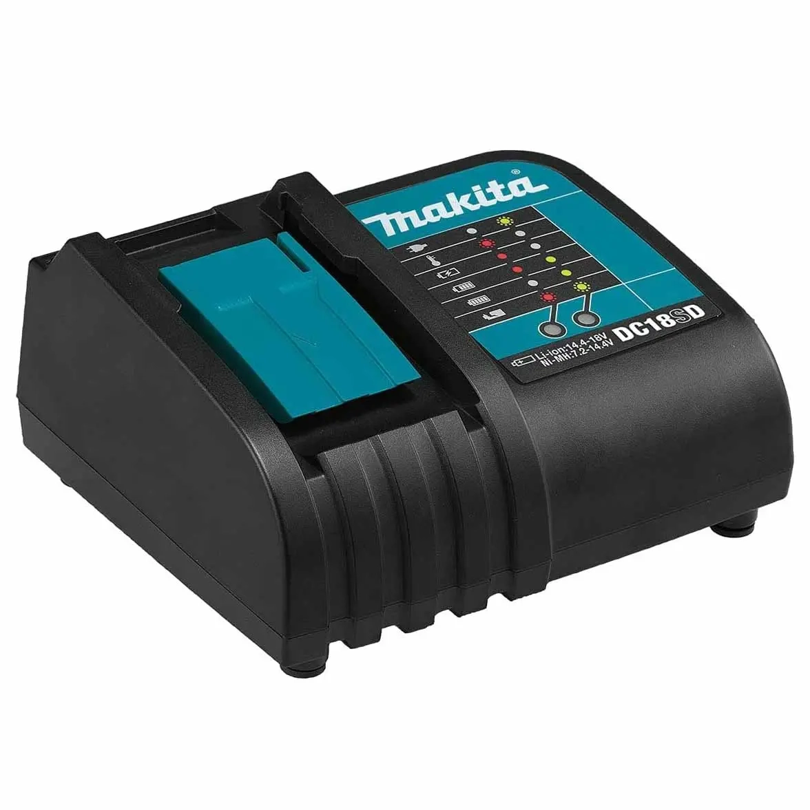 Makita batterioplader DC18SD LXT 7,2-18V - Batterier og batteriopladere - 088381345811 - 0