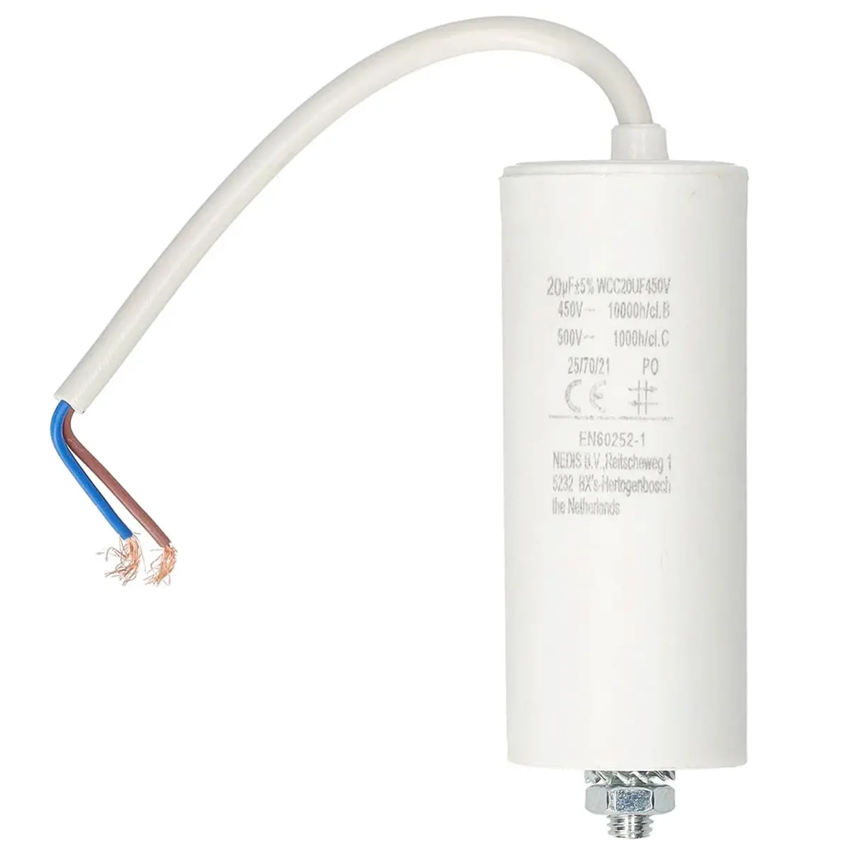 Kondensator 20uF 450V - Komponenter og kondensatorer - 5412810477340 - 0