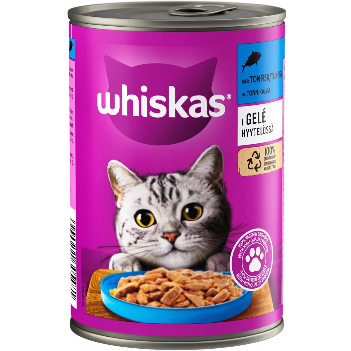 Whiskas tun i gelé 400g - Vådt kattefoder - 5900951305481 - 0