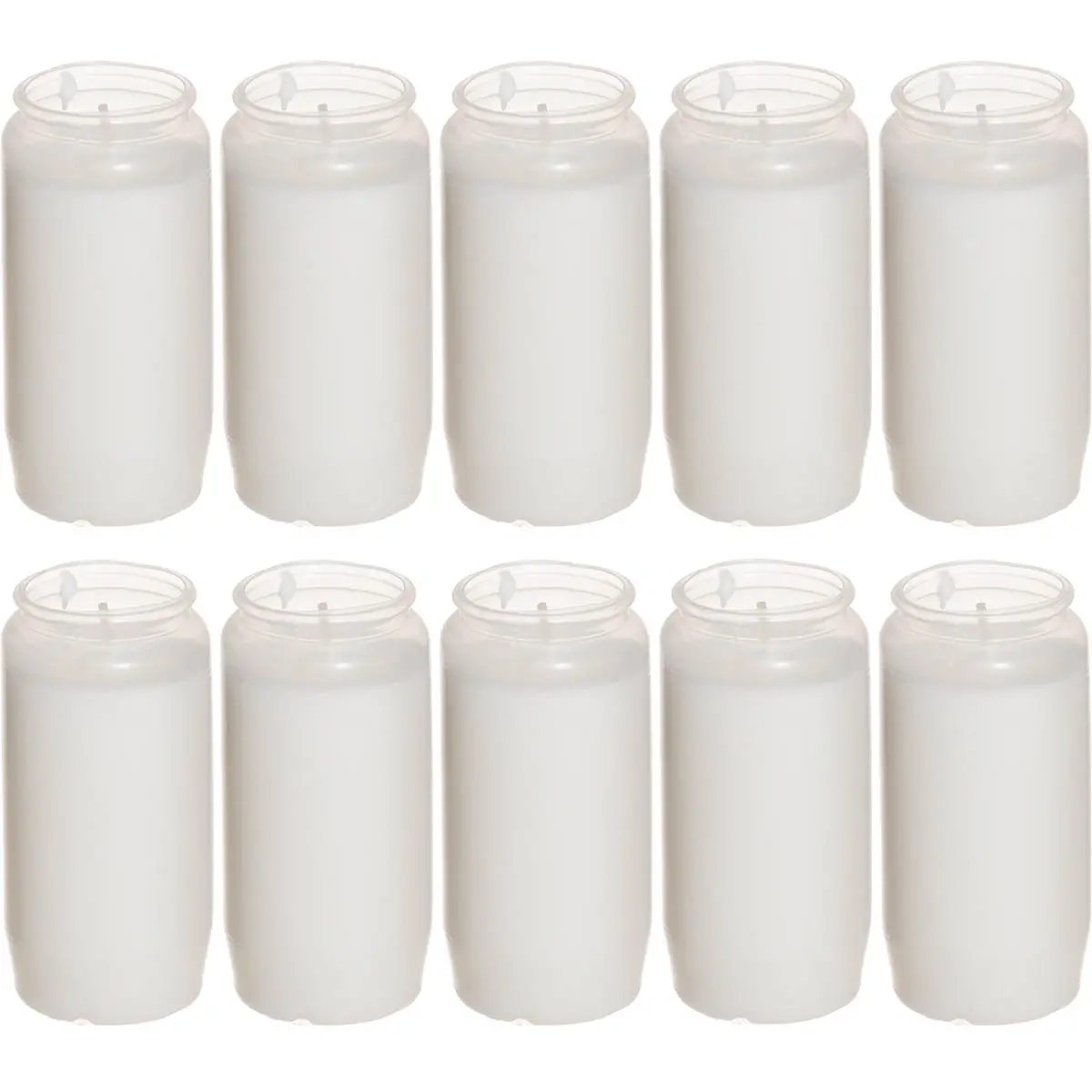 Oljeljus vit 48h 10 st - Olielys og marskaler - 6410412141972 - 0