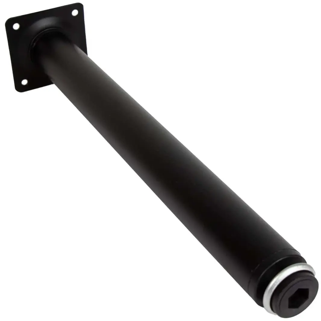 Möbelben svart 400mm stål - Möbelben och möbelskydd - 6414676023128 - 1