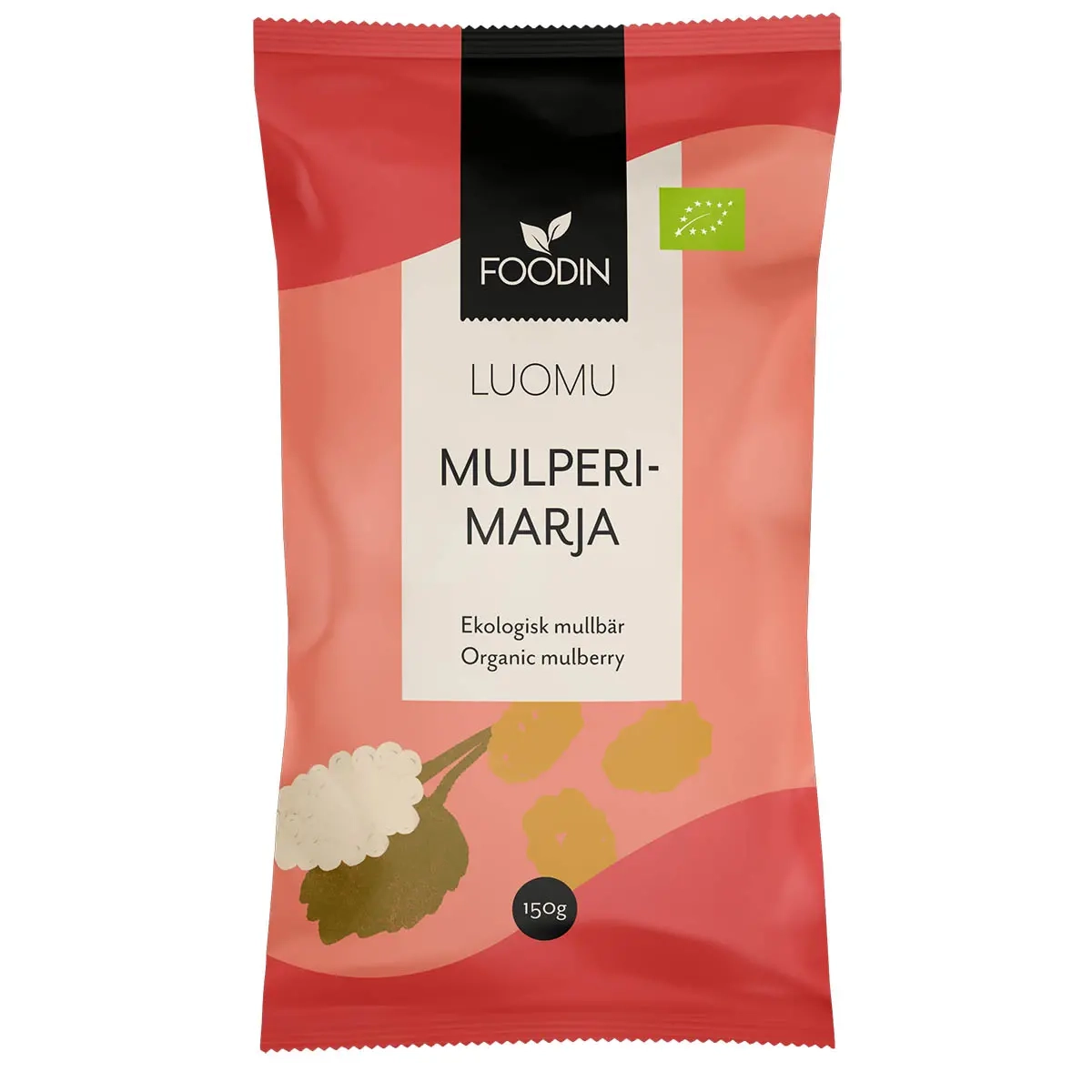 Mullbär 150g ekologisk Foodin - Nötter, frön och pålägg - 6430055214871 - 0