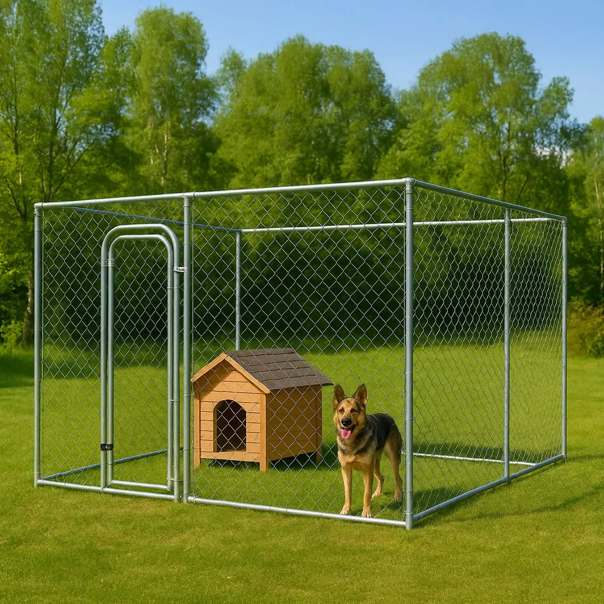 Hundegård NorFolk 5x3x1,8m - Hundehegn og tilbehør - 6438168106762 - 1