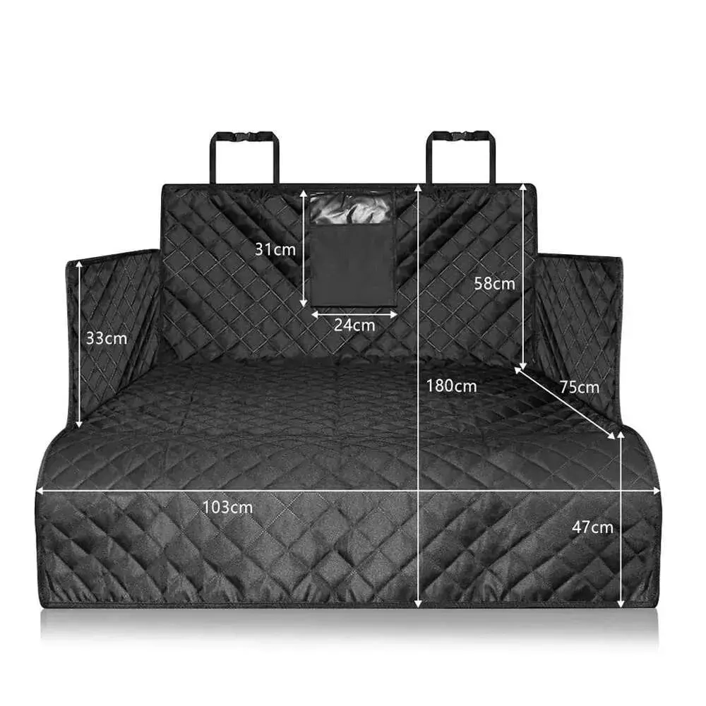 Bagagerumsbeskyttelse med lomme 600D Oxf - Hundebure og transportkasser - 6438168120713 - 1