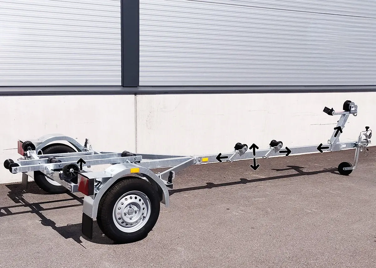 Båttrailer Björn Marlin M - Båtsläp och jettrailer - 6438471024517 - 2