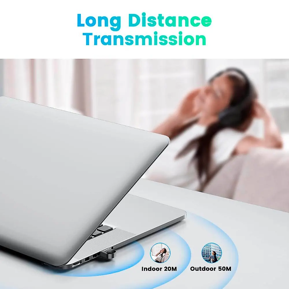 USB Bluetooth adapter 5.1 - HDMI, USB og datakabler - 6438471287707 - 1