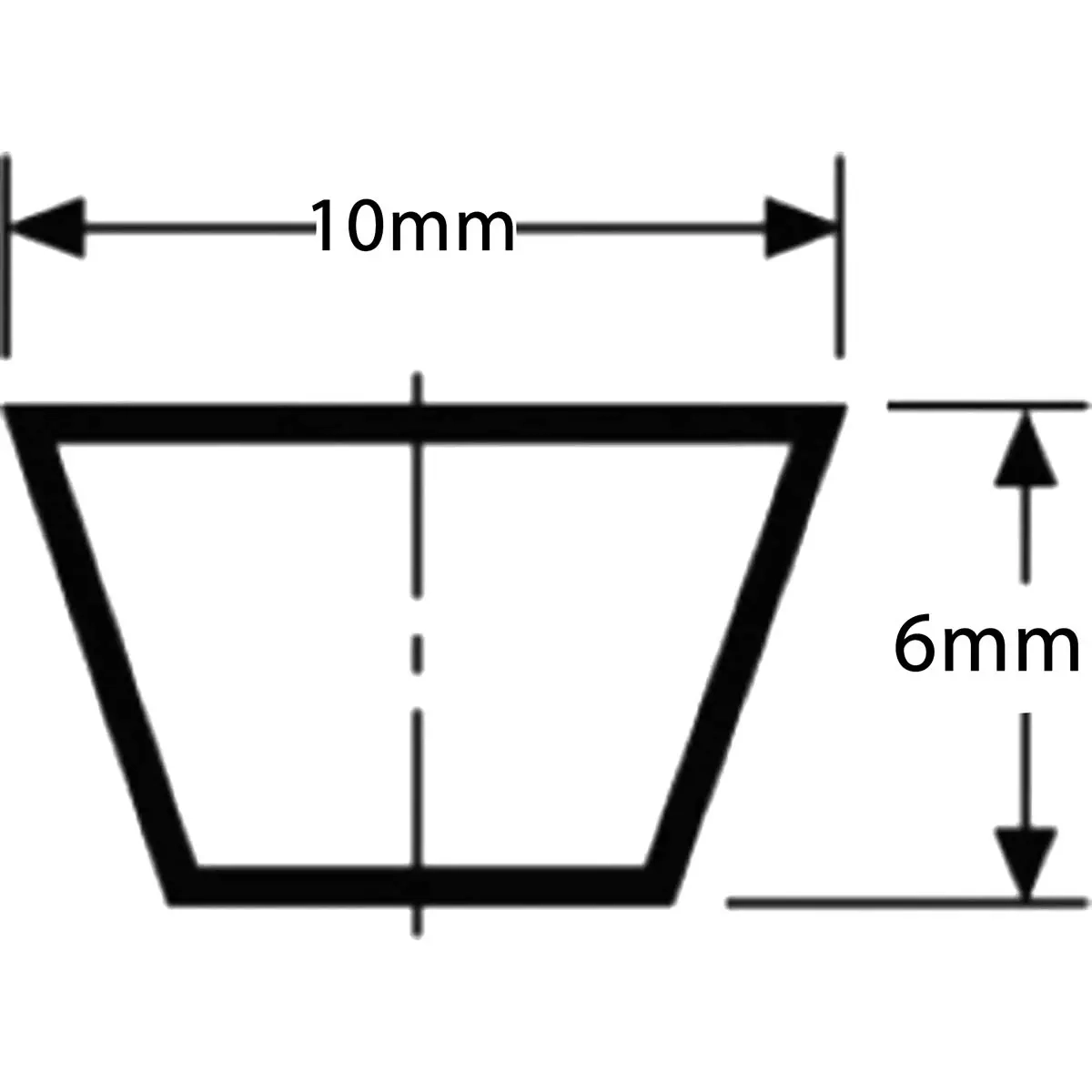 Kilrem 10x1180mm Li Z46 - Reservdelar till röjtrimmer - 6438471325928 - 1