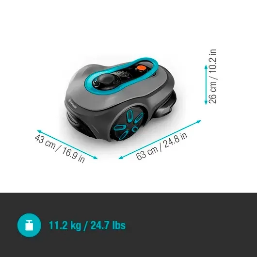Gardena smart SILENO free 800 med garage och kollisionssensor - Gräsklippare och robotgräsklippare - 6438471351880 - 7