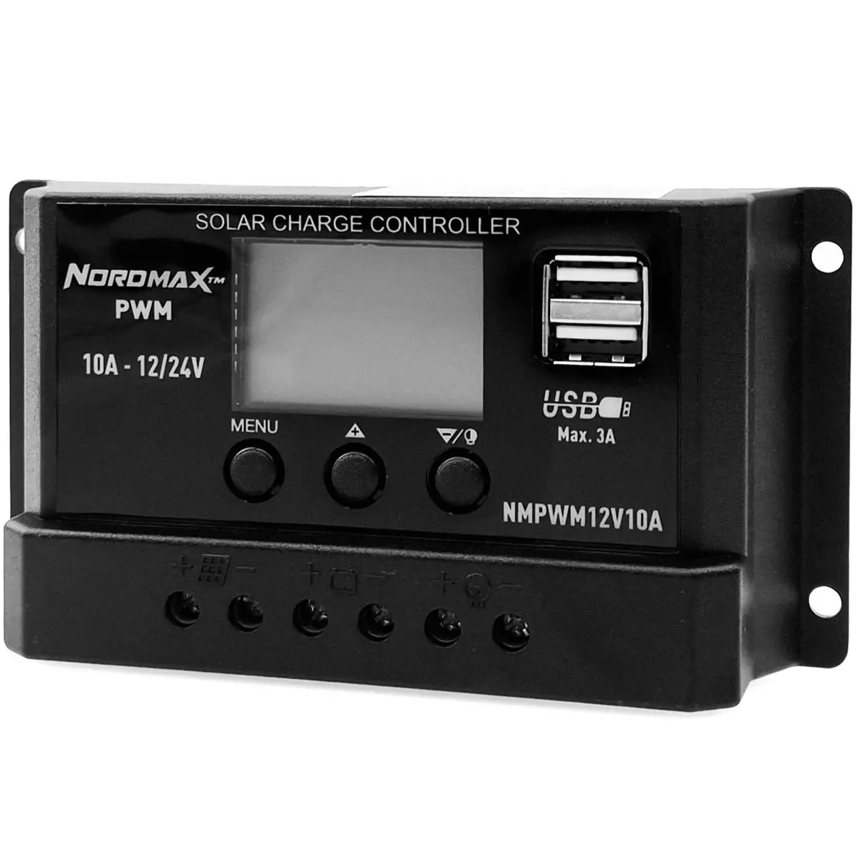 Solpanel 100W Mono + 10A 12V PWM l - Solpaneler - 6438471354539 - 1