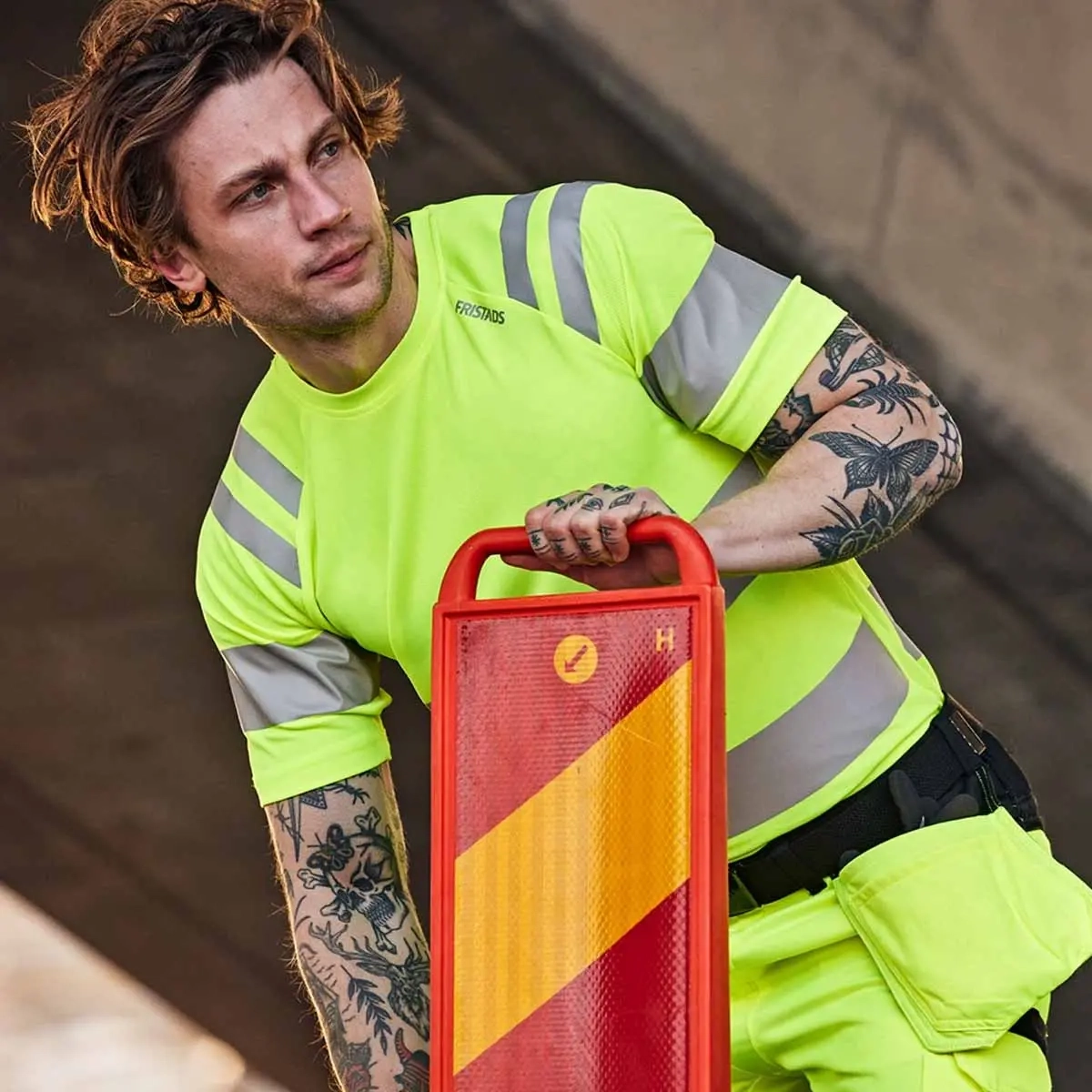 Kortærmet T-shirt High vis lk 3 7860 - Arbejdsjakker og arbejdsskjorter - 7322304196658 - 4