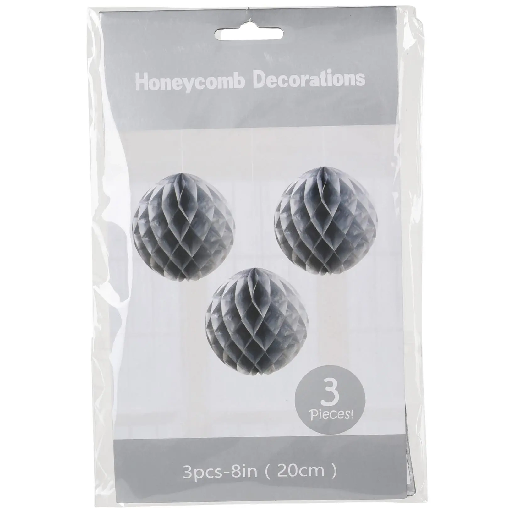 Bikakeboll Honeycomb 20cm 3-pack sortiment - Julgranspynt - 8719987682339 - 3