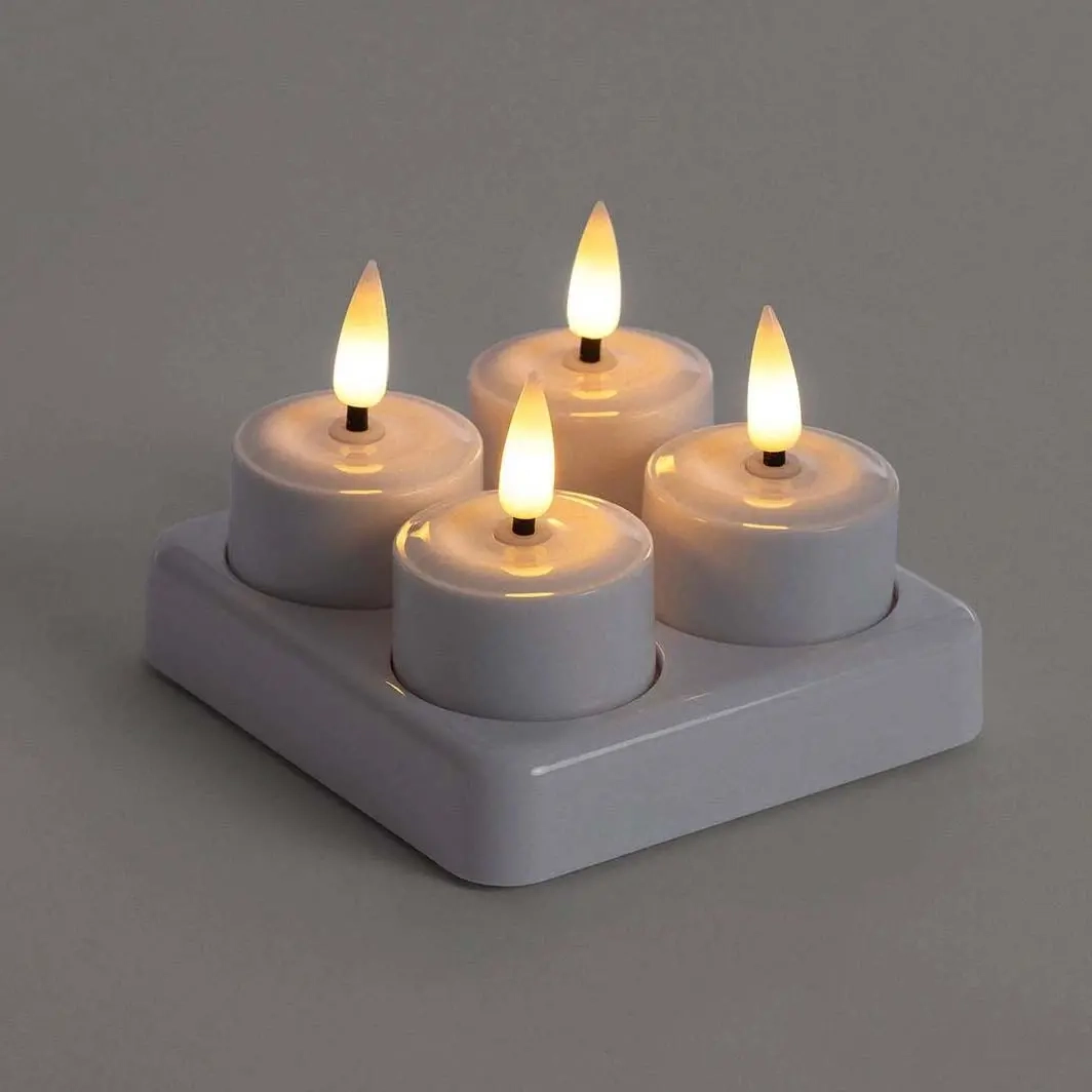 LED-värmeljus 4-pack - Led-ljus - 8720573637039 - 2
