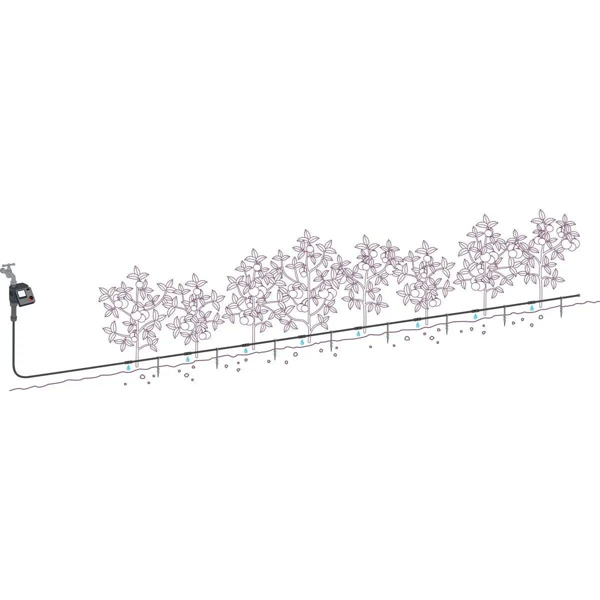 Gardena Micro-Drip-System S Bevattningsset - Trädgårdsslangar - 4078500018241 - 5