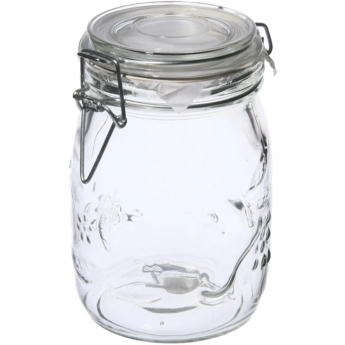 Lasglas med patentlock 1L - Opbevaringsbeholder - 6410410112196 - 0